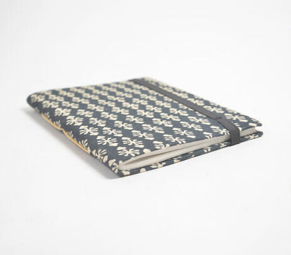 Black & White Fabric Cover Notebook