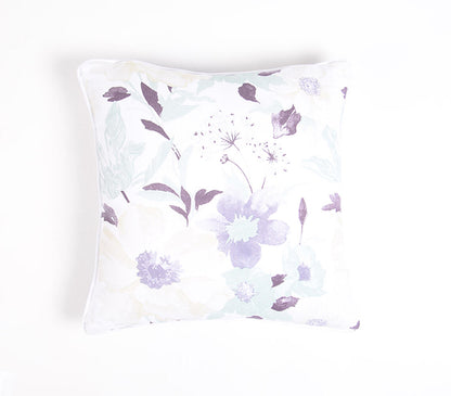 Set of 2 Cushion Covers in Gorgeous Purple & White