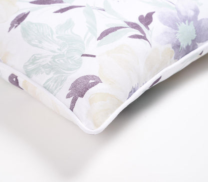 Set of 2 Cushion Covers in Gorgeous Purple & White