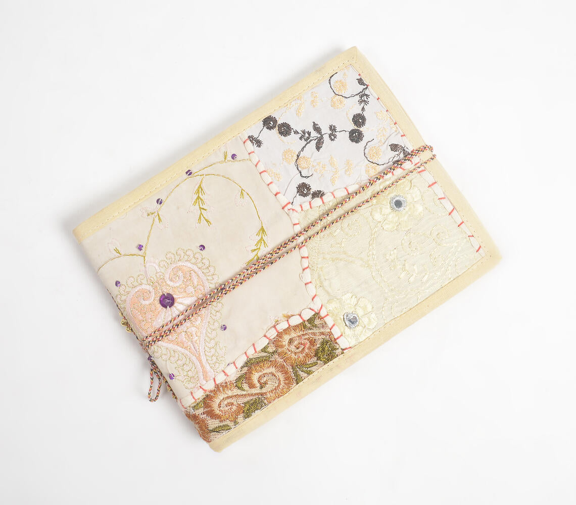 Embroidered Patchwork Scrapbook - Small