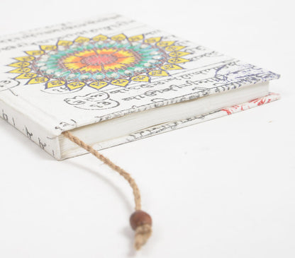 Mandala painted notebook