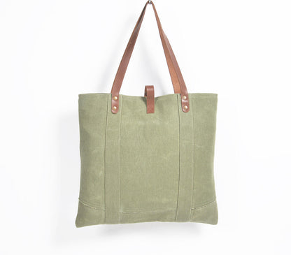 Steel Green Canvas Bag
