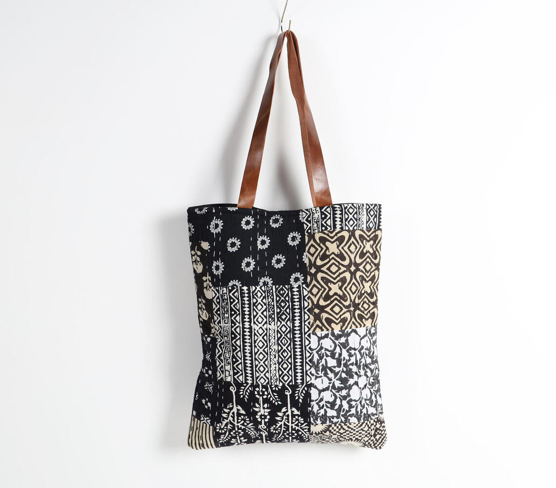 Fabric Patchwork Art Bag