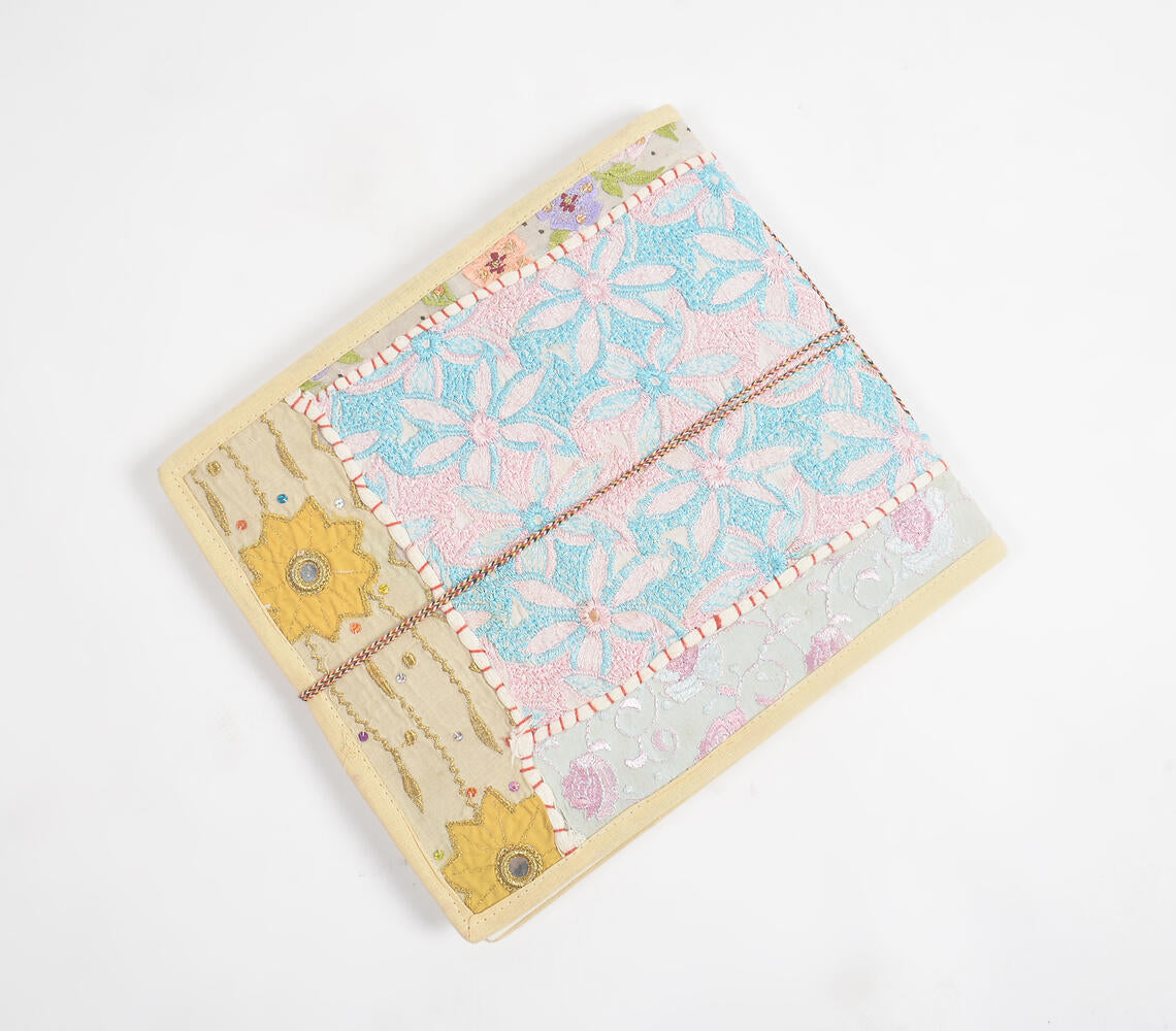 Embroidered Patchwork Scrapbook - Large