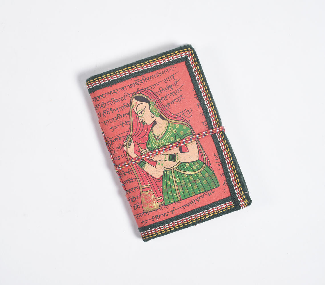Ethnic Print Cover Pocket Diary