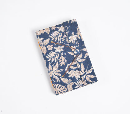 Thick Notebook with Floral Print Cover