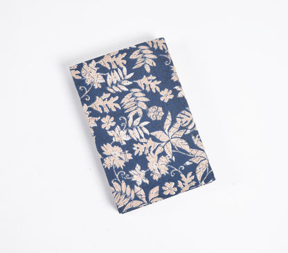 Thick Notebook with Floral Print Cover